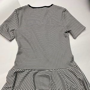 NWT Trina Turk Drop-Waist Striped Dress L